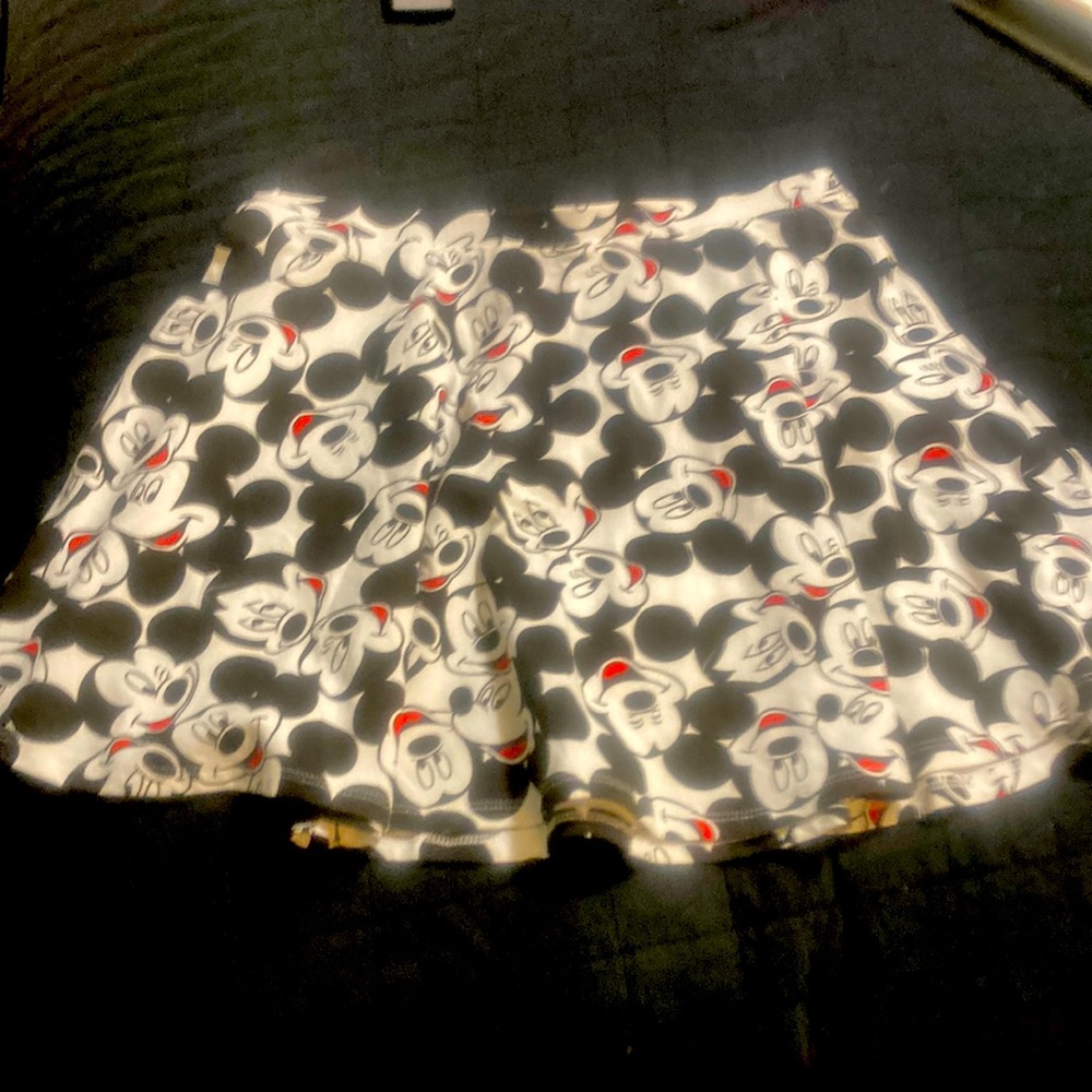 Disney Mickey Mouse pattern skirt